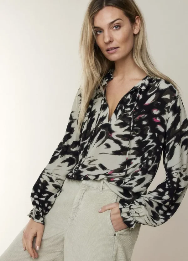 Vrouwen Summum Woman Blouses | Top Met Ruches
