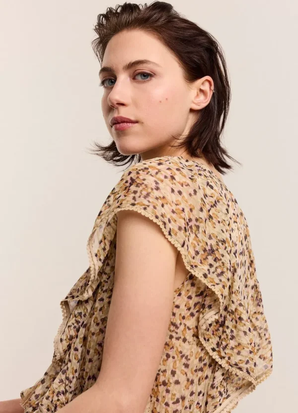 Vrouwen Summum Woman Tops & T-Shirts | Top Met Ruches
