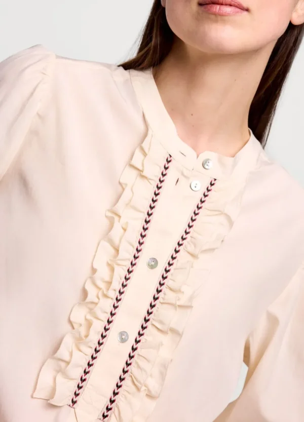 Vrouwen Summum Woman Blouses | Top Met Ruches