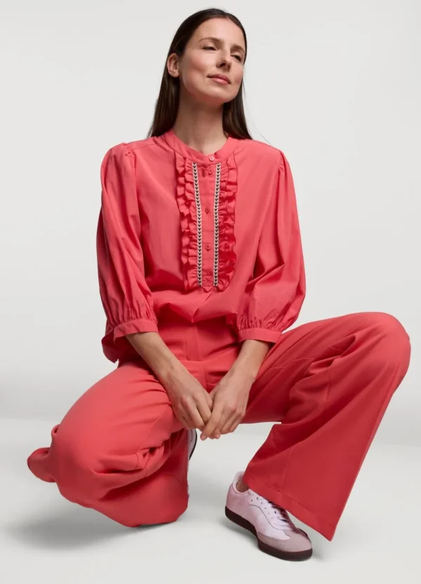 Vrouwen Summum Woman Blouses | Top Met Ruches