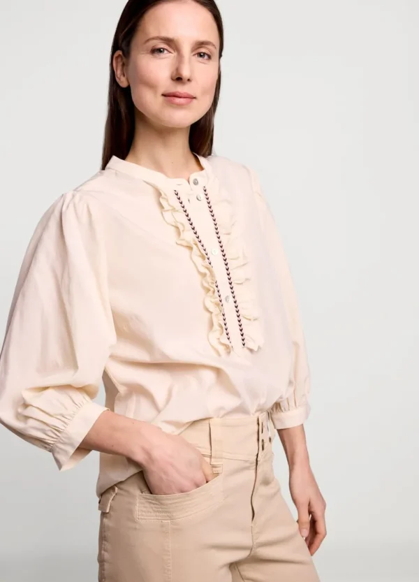 Vrouwen Summum Woman Blouses | Top Met Ruches