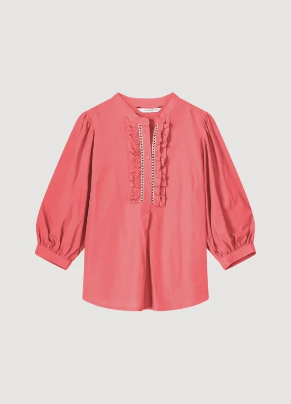 Vrouwen Summum Woman Blouses | Top Met Ruches