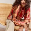 Vrouwen Summum Woman Blouses | Top Met Smalle Boothals