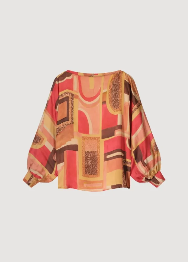 Vrouwen Summum Woman Blouses | Top Met Smalle Boothals