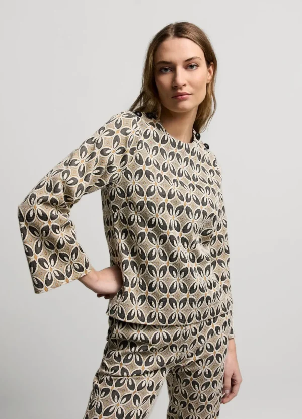 Vrouwen Summum Woman Tops & T-Shirts | Top Met Trompetmouw