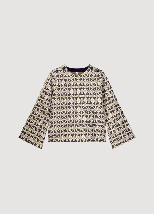Vrouwen Summum Woman Tops & T-Shirts | Top Met Trompetmouw