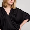 Vrouwen Summum Woman Tops & T-Shirts | Top Met Vleermuismouw