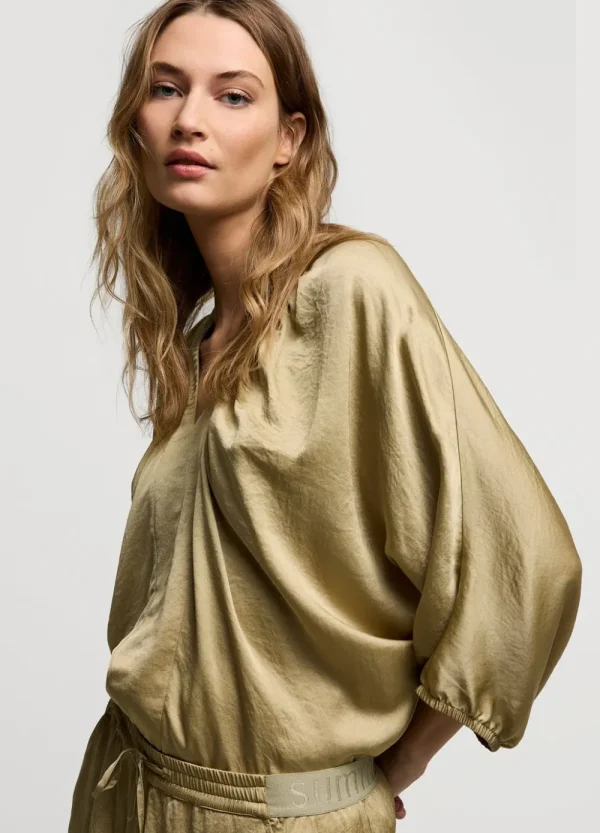 Vrouwen Summum Woman Tops & T-Shirts | Top Met Vleermuismouw