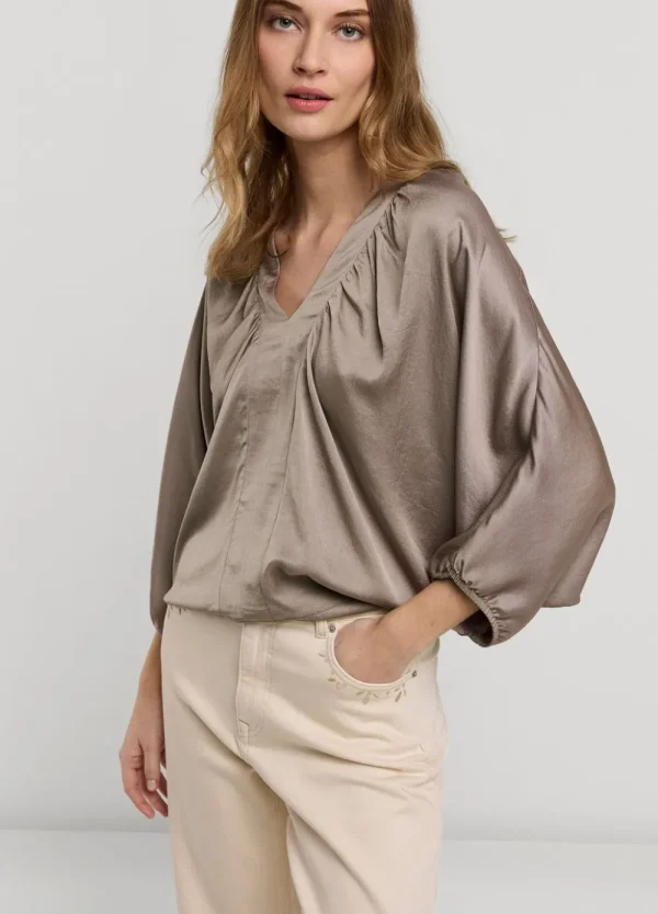 Vrouwen Summum Woman Tops & T-Shirts | Top Met Vleermuismouw