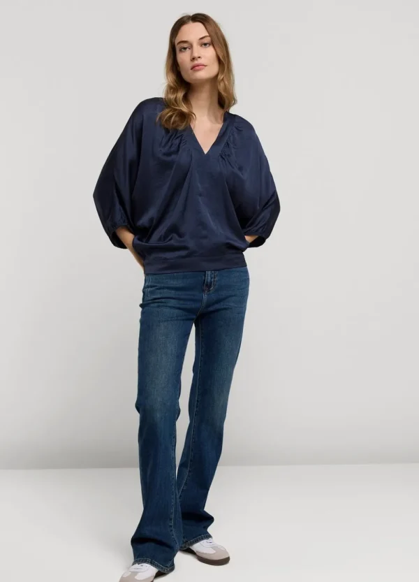 Vrouwen Summum Woman Tops & T-Shirts | Top Met Vleermuismouw