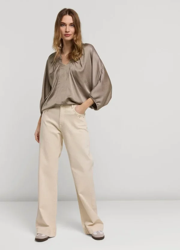 Vrouwen Summum Woman Tops & T-Shirts | Top Met Vleermuismouw