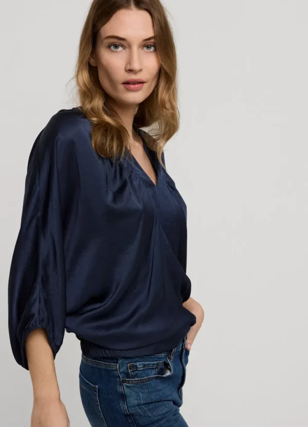 Vrouwen Summum Woman Tops & T-Shirts | Top Met Vleermuismouw