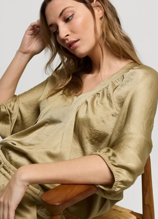 Vrouwen Summum Woman Tops & T-Shirts | Top Met Vleermuismouw