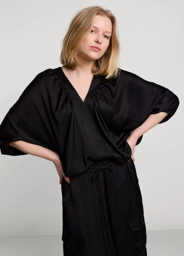 Vrouwen Summum Woman Tops & T-Shirts | Top Met Vleermuismouw