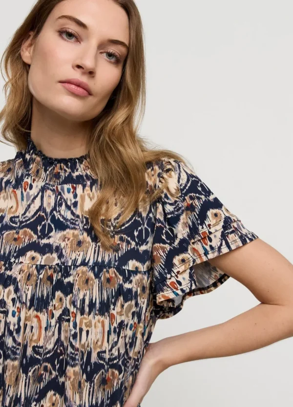 Vrouwen Summum Woman Tops & T-Shirts | Top Met Vlindermouw