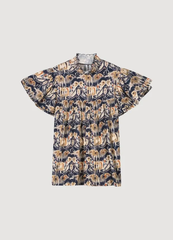 Vrouwen Summum Woman Tops & T-Shirts | Top Met Vlindermouw