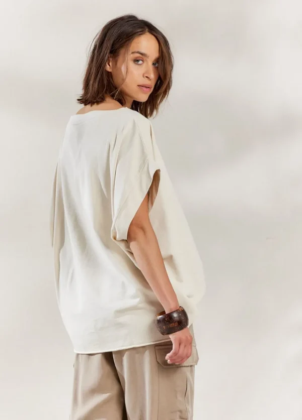 Vrouwen Summum Woman Tops & T-Shirts | Top Met Wijde Boothals