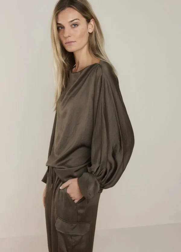Vrouwen Summum Woman Blouses | Top Vleermuismouw