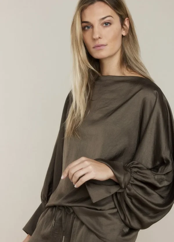 Vrouwen Summum Woman Blouses | Top Vleermuismouw