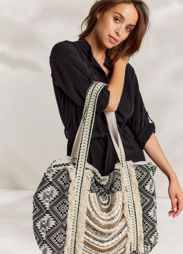 Vrouwen Summum Woman Accessoires | Tote Bag Met Kralen