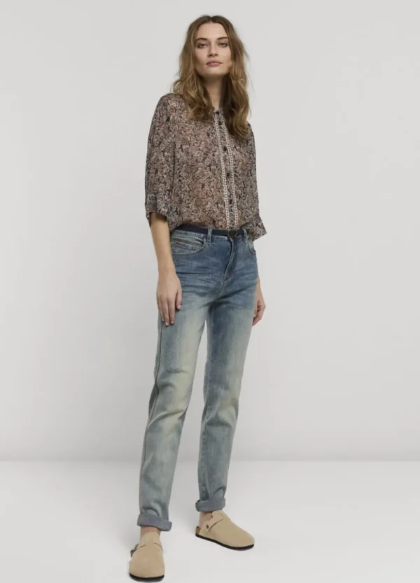 Vrouwen Summum Woman Blouses | Transparante Blouse Bloemenprint