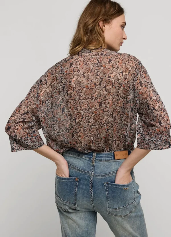 Vrouwen Summum Woman Blouses | Transparante Blouse Bloemenprint