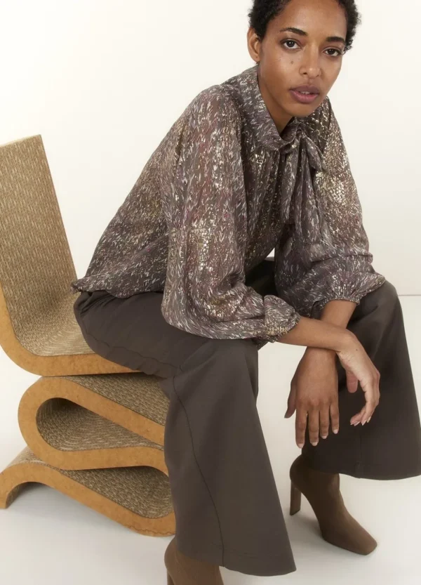 Vrouwen Summum Woman Blouses | Transparante Blouse Met Strik