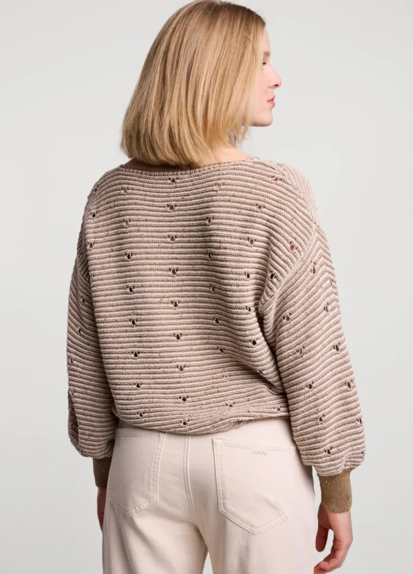 Vrouwen Summum Woman Truien & Vesten | Trui Met Ingebreide Streep