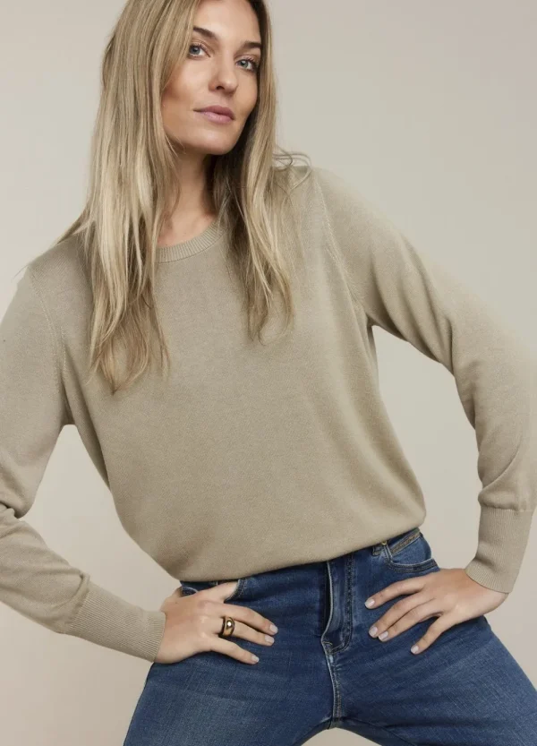 Vrouwen Summum Woman Truien & Vesten | Trui Met Ronde Hals
