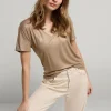 Vrouwen Summum Woman Tops & T-Shirts | T-Shirt Glittercoating