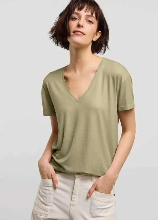 Vrouwen Summum Woman Tops & T-Shirts | T-Shirt Glittercoating