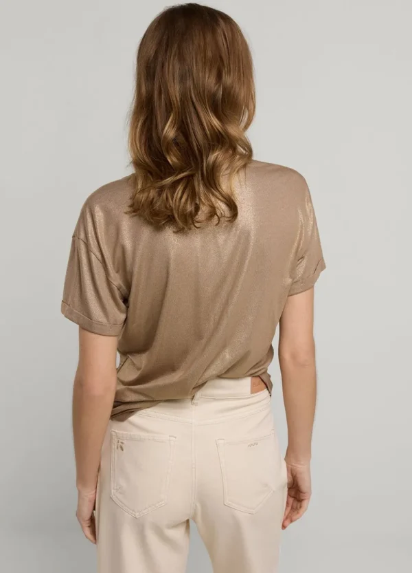 Vrouwen Summum Woman Tops & T-Shirts | T-Shirt Glittercoating