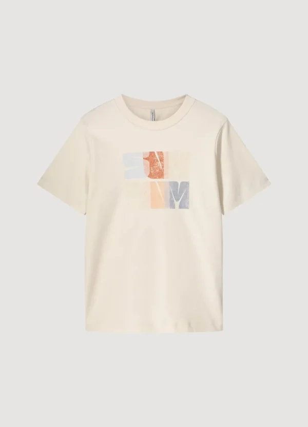 Vrouwen Summum Woman Tops & T-Shirts | T-Shirt Met Artwork Print