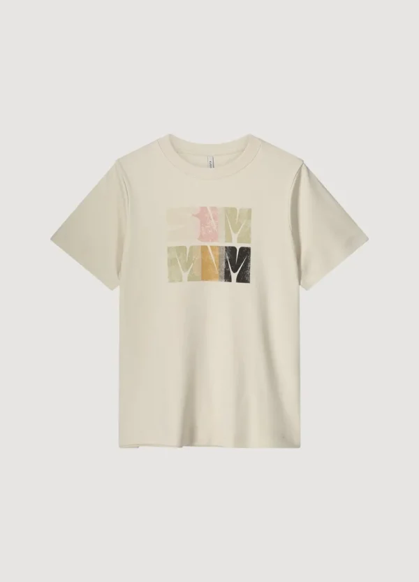 Vrouwen Summum Woman Tops & T-Shirts | T-Shirt Met Artwork Print