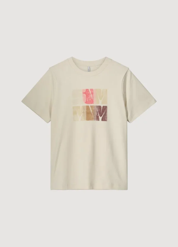 Vrouwen Summum Woman Tops & T-Shirts | T-Shirt Met Artwork Print