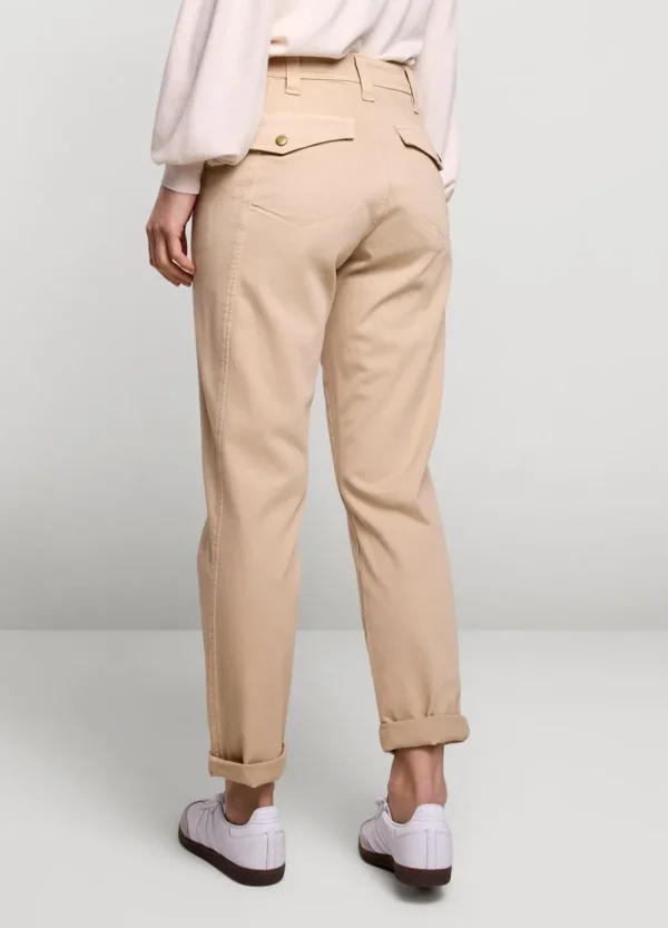 Vrouwen Summum Woman Broeken & Jumpsuits | Twill Broek