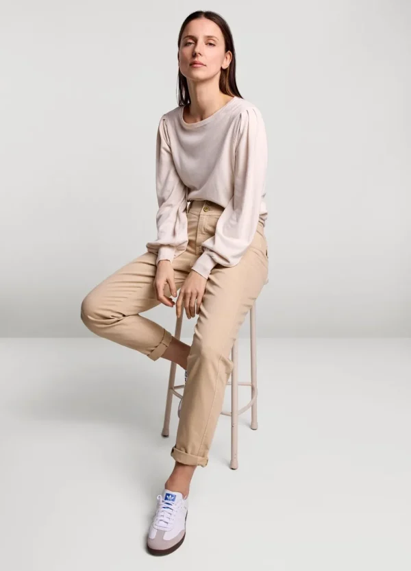 Vrouwen Summum Woman Broeken & Jumpsuits | Twill Broek