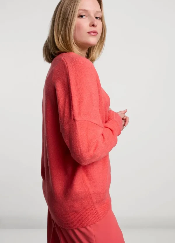 Vrouwen Summum Woman Truien & Vesten | Vestje Met Parelmoer Knoopjes