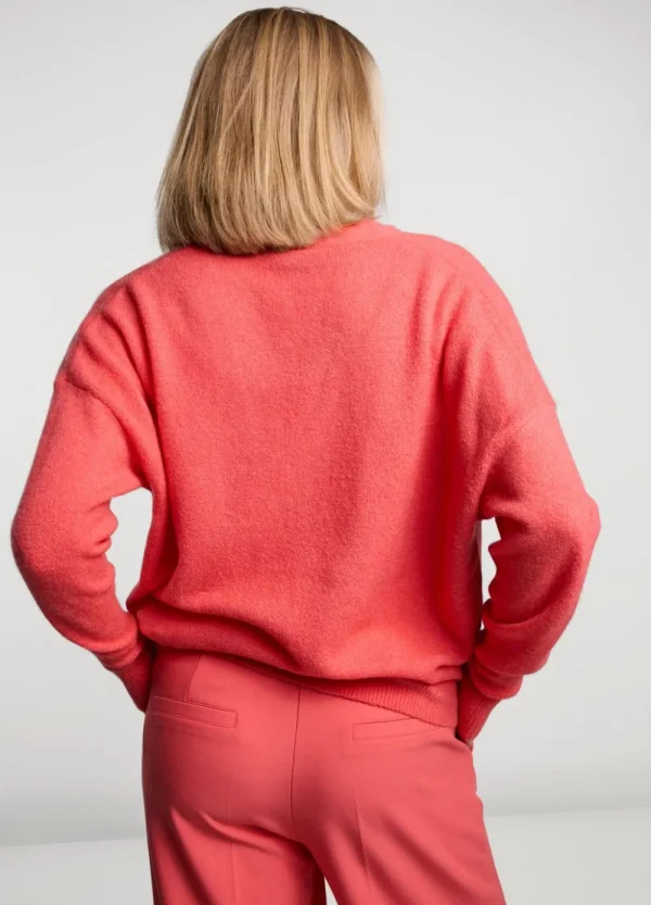 Vrouwen Summum Woman Truien & Vesten | Vestje Met Parelmoer Knoopjes