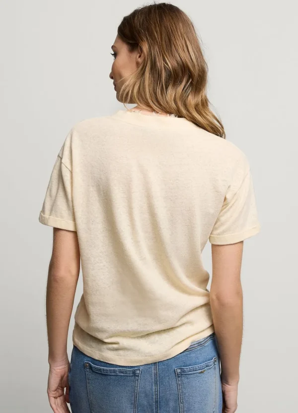 Vrouwen Summum Woman Tops & T-Shirts | V-Hals Top Met Kant