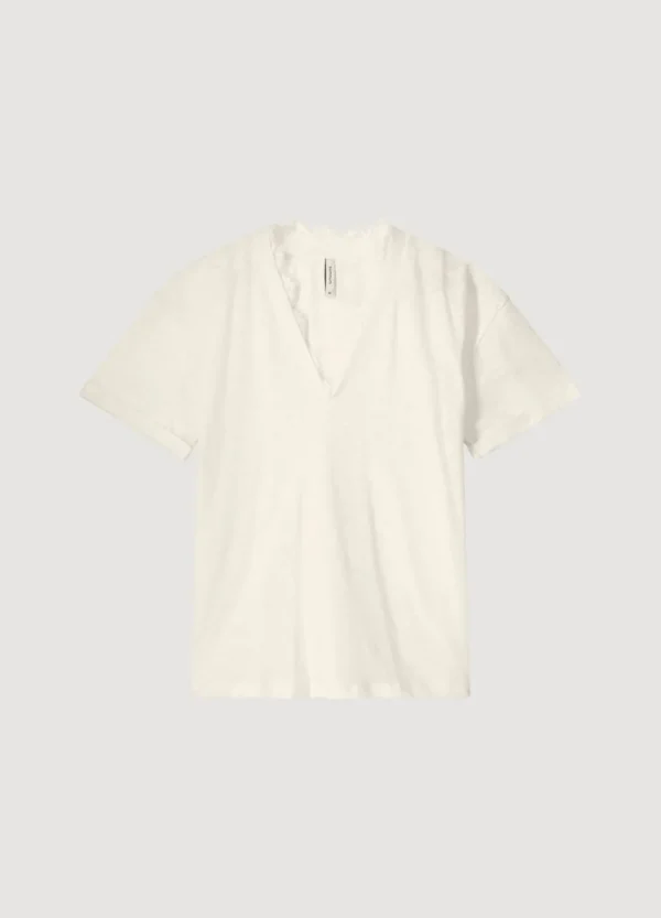 Vrouwen Summum Woman Tops & T-Shirts | V-Hals Top Met Kant