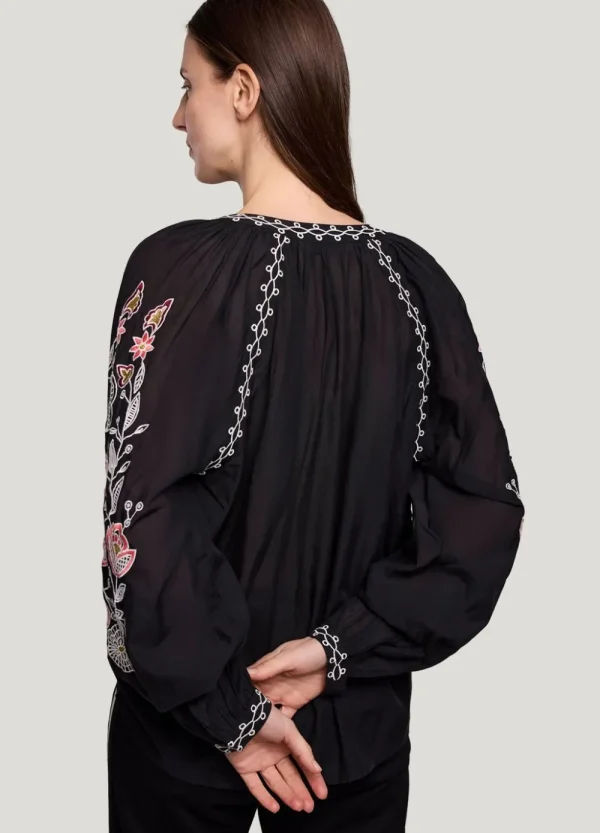 Vrouwen Summum Woman Blouses | Voile Blouse Met Borduur