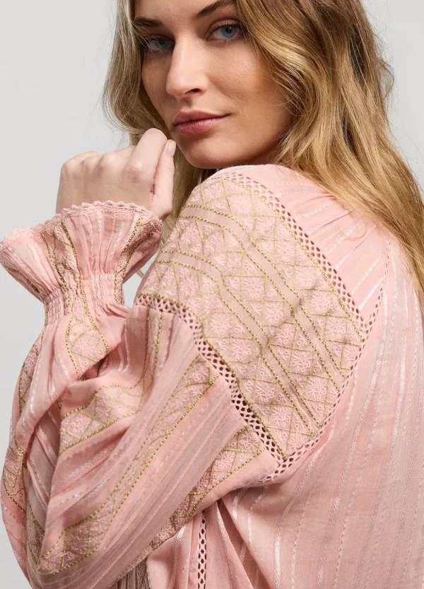 Vrouwen Summum Woman Blouses | Voile Blouse Met Kant