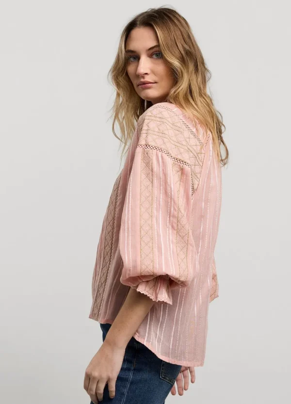 Vrouwen Summum Woman Blouses | Voile Blouse Met Kant