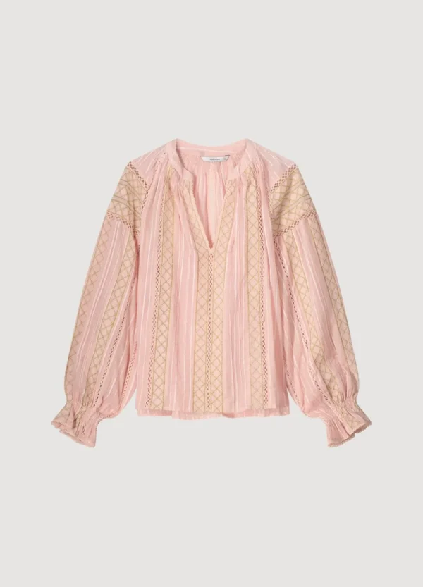 Vrouwen Summum Woman Blouses | Voile Blouse Met Kant