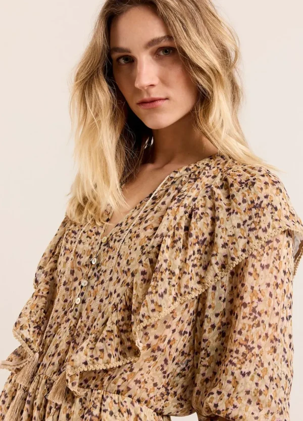 Vrouwen Summum Woman Jurken | Voile Jurk Met Ruches