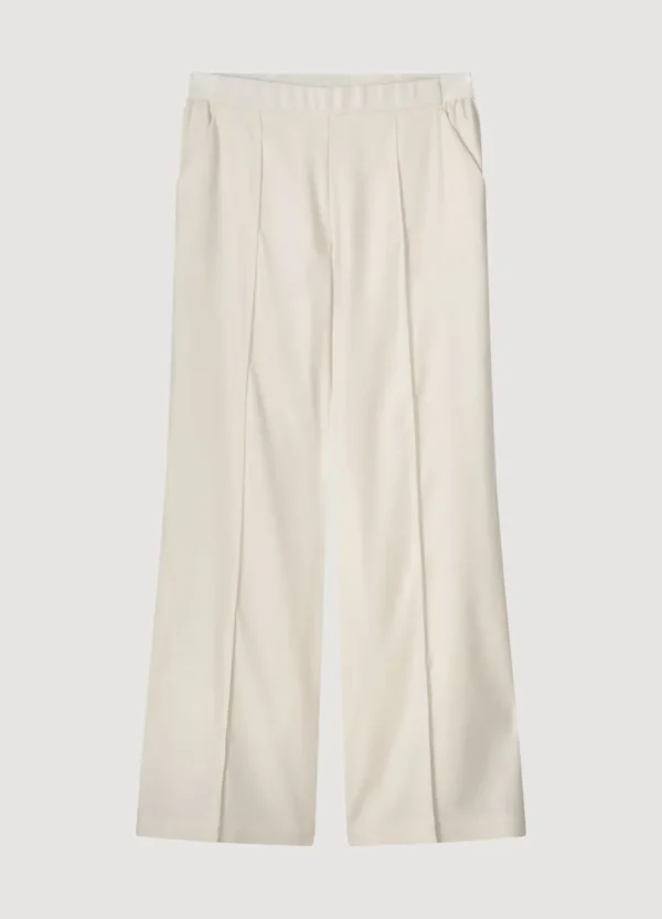 Vrouwen Summum Woman Broeken & Jumpsuits | Wijde Broek Met Pintuck