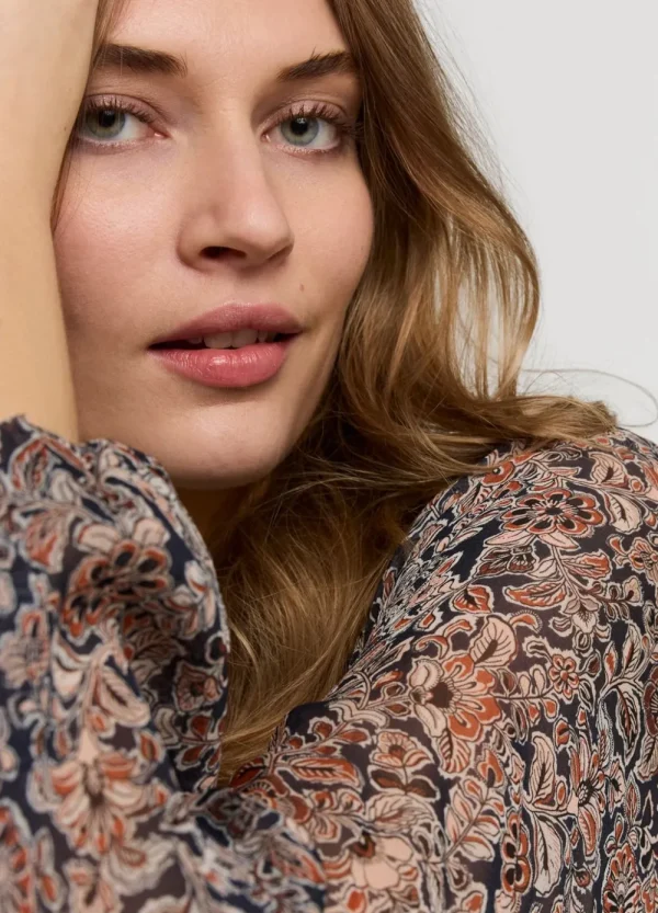 Vrouwen Summum Woman Jurken | Wijde Jurk Met Bloemenprint