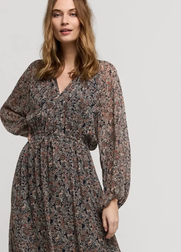 Vrouwen Summum Woman Jurken | Wijde Jurk Met Bloemenprint