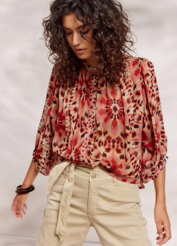Vrouwen Summum Woman Blouses | Wijduitlopende Blouse